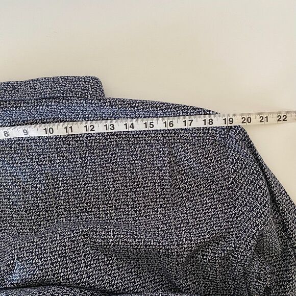 Michael Kors Men's Button Up Long Sleeve Size L Classic Fit Cotton Print - Picture 5 of 11